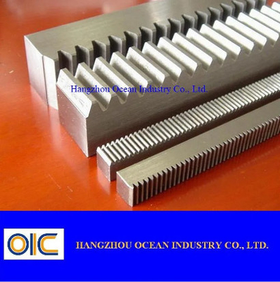 China Basisaanpassing Industriële gravure Spur spiraalvormig stalen tandwielrek voor CNC-machine leverancier