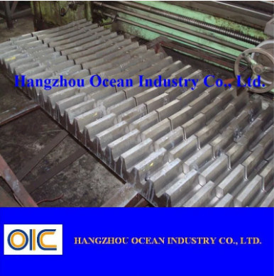 China Zwarte oxide DIN 6 Standard Precision 1M Module Rack Gears met een capaciteit van 30000 eenheden leverancier