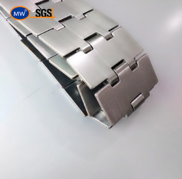 China Ss304 Ss316 transportketting met platte bovenkant leverancier