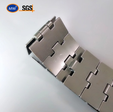 China Goedkope roestvrij staal CC13SB CC14SB CC16SB CC18SB CC24SB Flat Top keten Table Top Conveyor Keten Voor transportband leverancier