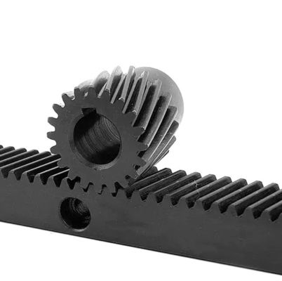 China Zwarte-oxide tandwielrekken Module 1.0 Precision Machined Rack Gear Parts voor transportsystemen en geautomatiseerde productielijnen leverancier