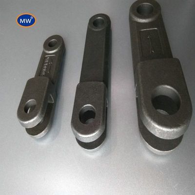 China Ovaal schakelketting gesmeed klinknagelvrij met massieve pen, sterke oplossing voor industriële machines en transportsystemen leverancier