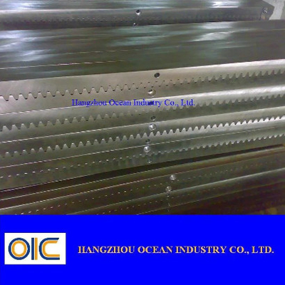 20 mm pitch sliding gate gegalvaniseerd tandwielrek voor industriële toepassingen leverancier