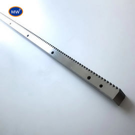 Natuur Zwarte Oxide Kleur Rechte Tanden 1.0M 1000mm Rack Voor Schuifpoort Motor leverancier